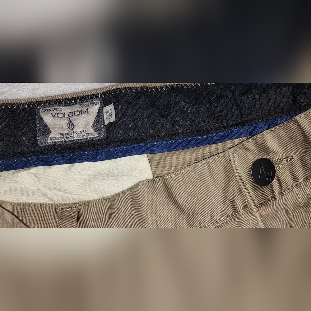 Volcom Mens Khaki size 36 - Picture 4 of 7